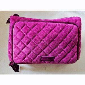 Majestic Magenta Vera Bradley Compact Travel Organizer for Breast Cancer Awarene